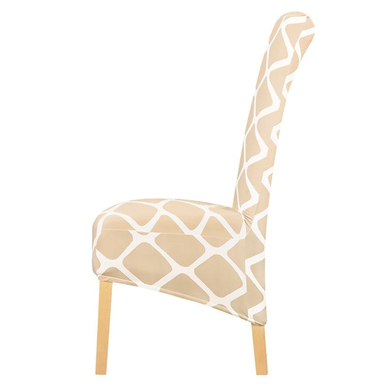 Stretch XL Size Chair Cover Big Elastic Seat Chair Covers Painting Slipcovers Restaurant Banquet Dining Home Party Decoration Chairs Protector Covers Seat Slipcover With Elastic Band For Dining Room Wedding Ceremony Banquet
