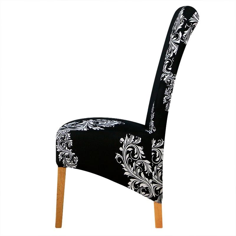 Stretch XL Size Chair Cover Big Elastic Seat Chair Covers Painting Slipcovers Restaurant Banquet Dining Home Party Decoration Chairs Protector Covers Seat Slipcover With Elastic Band For Dining Room Wedding Ceremony Banquet