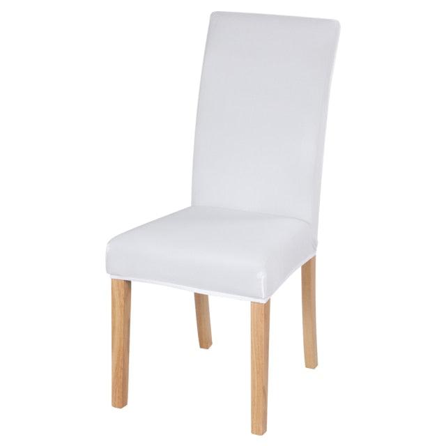 Stretchable Chair Covers Decor Removable And Washable Elastic Seat Parsons Chair Covers Dining Room Chair Slipcovers for Hotel Plain Chair Cover Solid Color Spandex Elastic Removable Stretch High Back For Sofa Armchairs Wedding Hotel Banquet