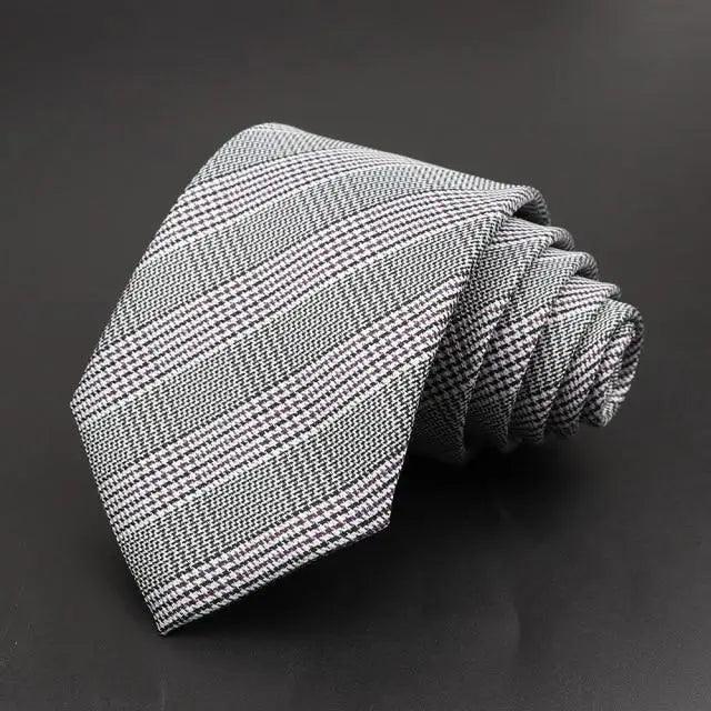 Stylish Classic Solid Color Stripe Flower Floral Jacquard Necktie For Men Wedding Party Formal Wear Business Neckties For Men