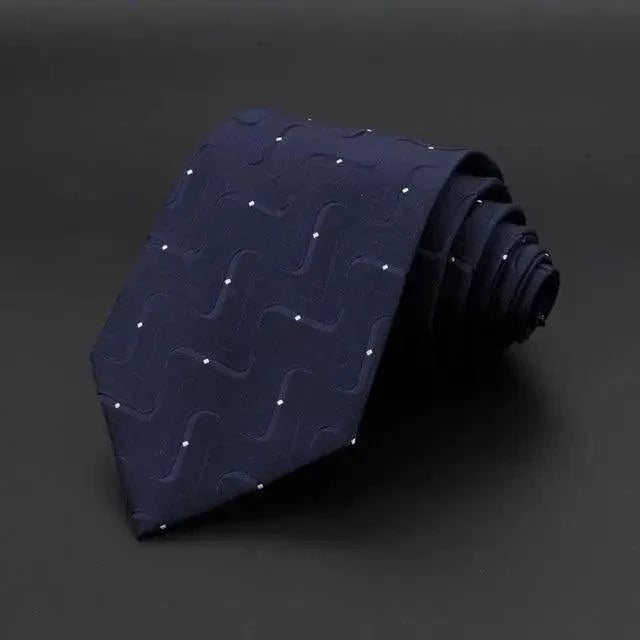 Stylish Classic Solid Color Stripe Flower Floral Jacquard Necktie For Men Wedding Party Formal Wear Business Neckties For Men
