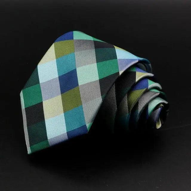 Stylish Classic Solid Color Stripe Flower Floral Jacquard Necktie For Men Wedding Party Formal Wear Business Neckties For Men