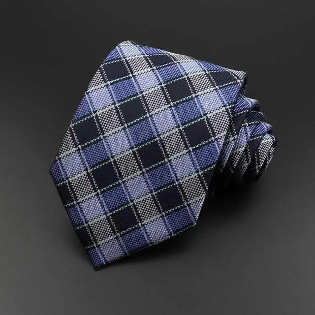 Stylish Classic Solid Color Stripe Flower Floral Jacquard Necktie For Men Wedding Party Formal Wear Business Neckties For Men