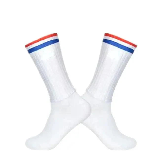 Stylish Summer  Breathable Cycling Socks For Men Anti Slip Seamless Sports Cycling Socks For Men Modern Design Running Sports Socks