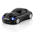 Stylish Wireless Computer Car Shape Mouse Mini 3D Ergonomic PC Gamer Mouse Retro Optical Mice 1600 DPI USB Receiver Suitable for PC/Computer/Laptop