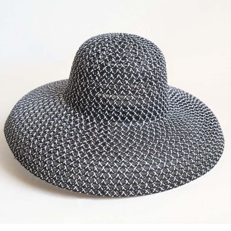 Summer Vintage Style Hat Women Girls Solid Color Beach Summer Big Sun Hat Breathable Elegant Color Anti-UV Holiday Beach Hat Holiday  Big Sun Cap For Traveling Charming Design