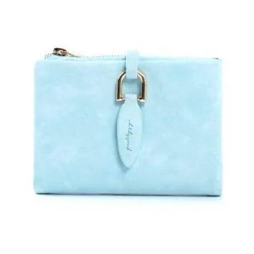 Super Cute Short Purses Vintage Style PU Leather Lady Short Clutch Small Matte Wallet For Women And Girls