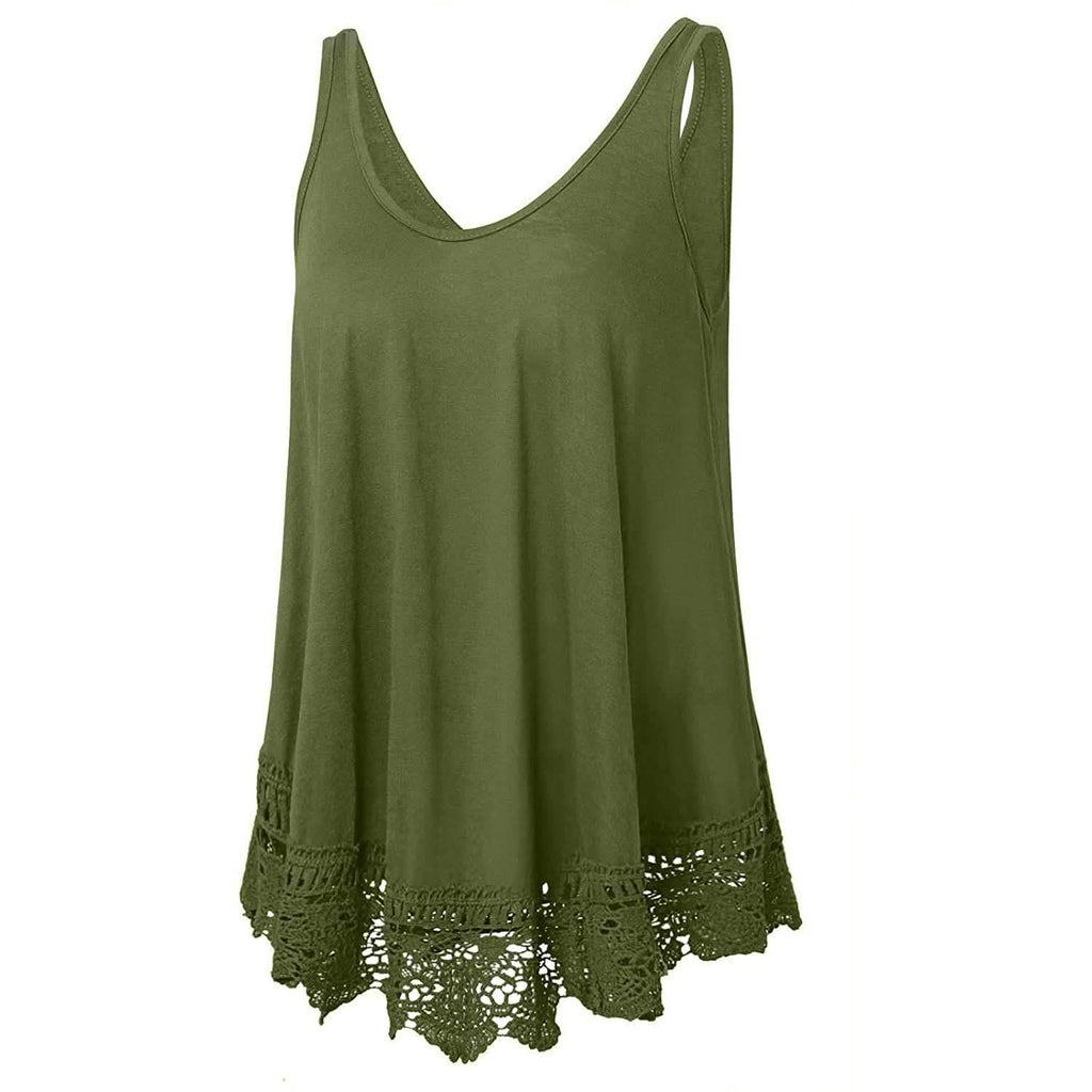 Swing Lace Flowy Women's Tank Top