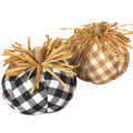 Buffalo Check Plush Pumpkin -