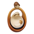 Modern Style Holy Family - Nesting Nativity - Color - 6 Inch