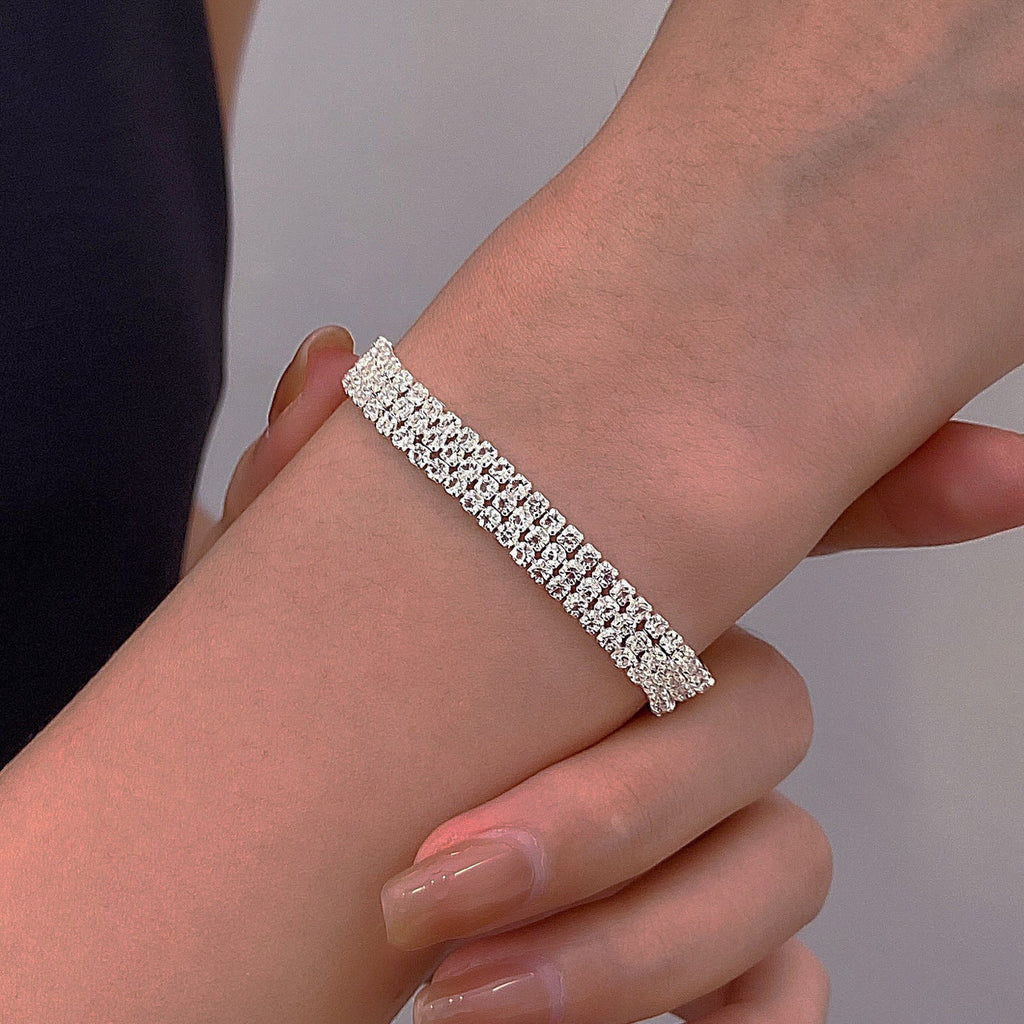 Full Diamond Row Bracelet