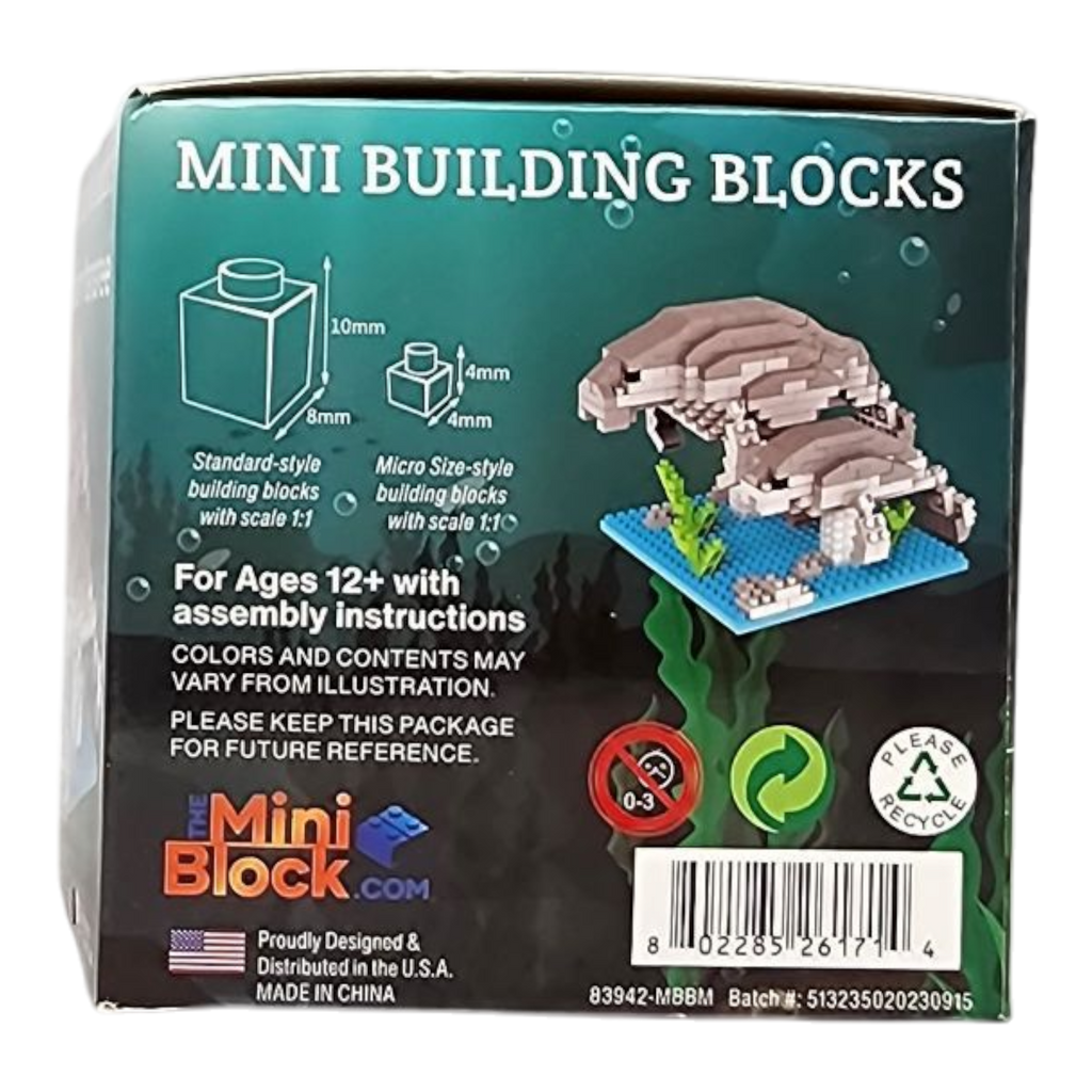 Mini Building Blocks - West Indian Manatee