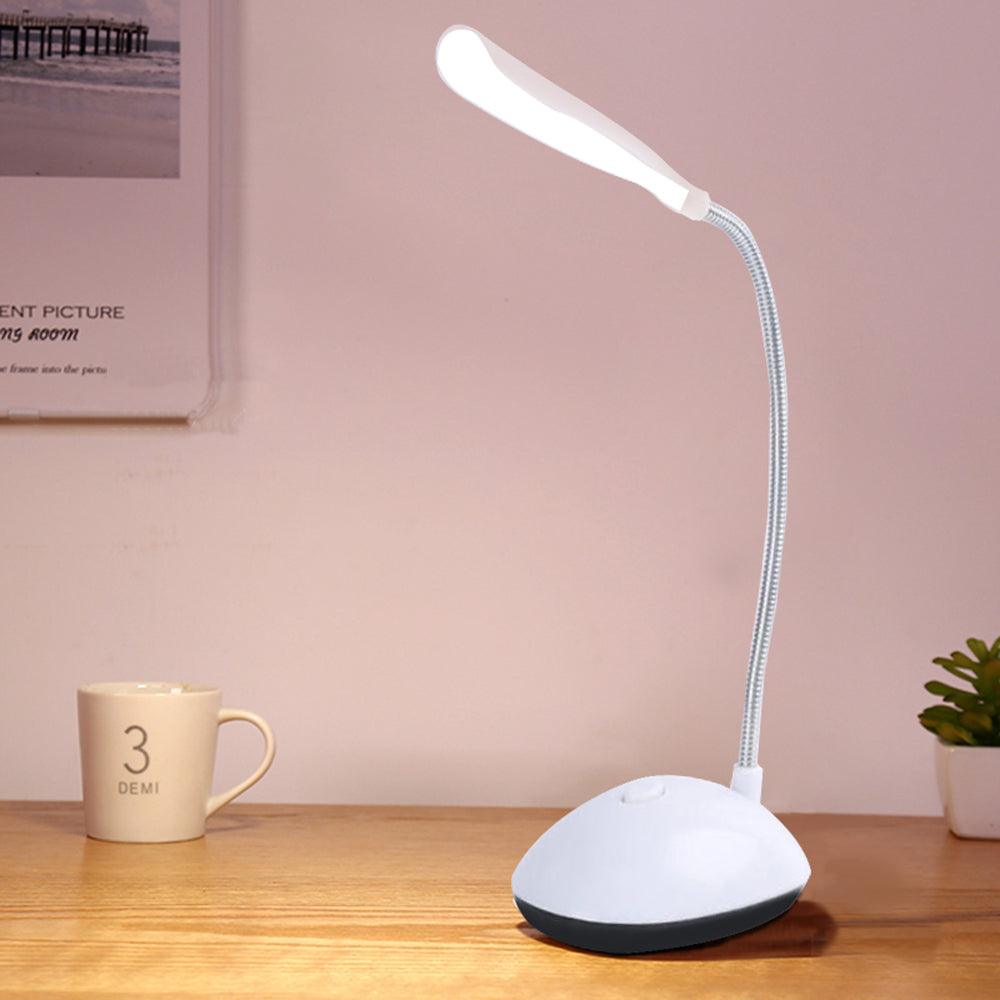 Table Lamp For Study LED Desk Lamp 3XAAA Battery Not Include Dimmable Mini Table Top Lantern Cute Book Light Office Smart Decorative Table Lamp Cute Study Lamps for Bedroom Décor