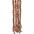 Plaid Ribbon Bead Garland - 9 Feet