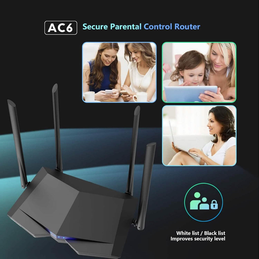 Tenda AC1200 Smart WiFi Router  (Refurbished)