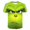 The Grinch 3D T-Shirt Men's Round Neck Short Sleeve