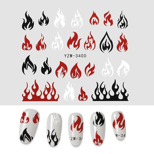 The New 3D Nail Sticker Cool English Letter stickers for nail  Foil Love Heart Design Nails Accessories Fashion Manicure Sticker Stickers Girls Manicure Decoration Nail Art Supplies 3D Self-Adhesive Nail Decals Designer Nail Stickers for Acrylic Nails