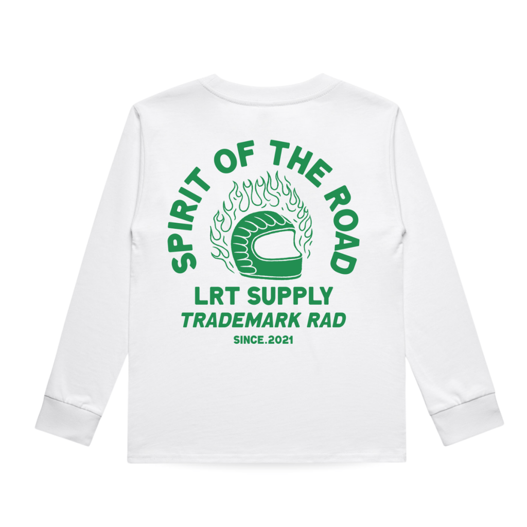 THE SPIRIT RIDER LONG SLEEVE TEE - WHITE