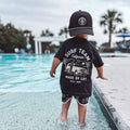 THE SURF TEAM TEE - BLACK