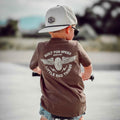 THE WINGED MECHANIC TEE - BROWN