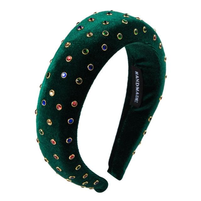 Thicken Padded Hairbands Bezel Turban Women Fashion Western Style New Solid Colors Headbands Girls Accessories Headwear Gorgeous Hair Accessories For Women