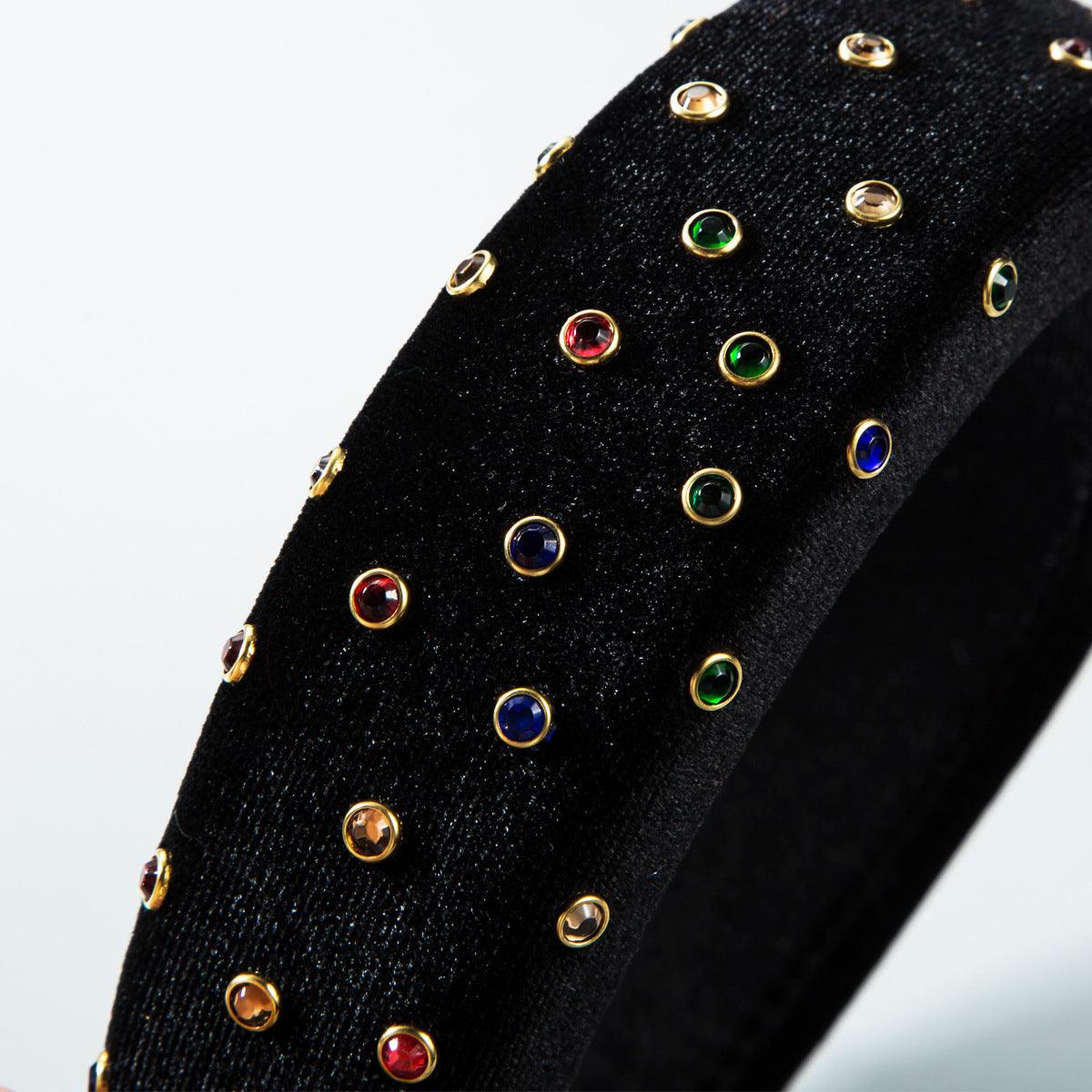 Thicken Padded Hairbands Bezel Turban Women Fashion Western Style New Solid Colors Headbands Girls Accessories Headwear Gorgeous Hair Accessories For Women