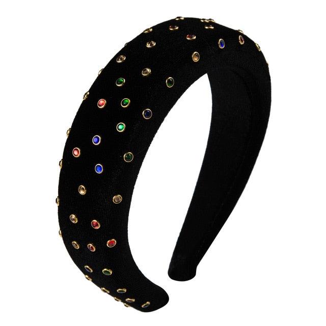 Thicken Padded Hairbands Bezel Turban Women Fashion Western Style New Solid Colors Headbands Girls Accessories Headwear Gorgeous Hair Accessories For Women