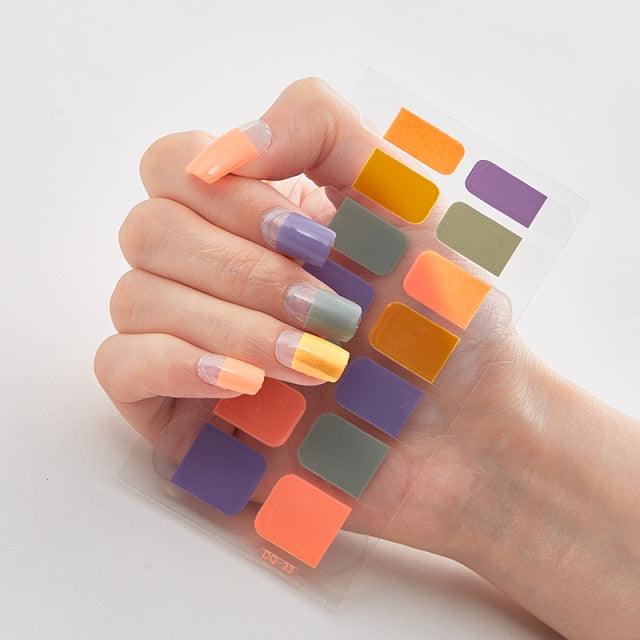 Three Sorts 0f Nail Stickers Full Cover Nail Stickers Nail Strips Self Adhesive Nail Sticker Nails Sticker Designer Tattoos Kids Nails Art Decoration Nail Strips Shiny French Tip Guides Stickers French Nail Stickers Form Fringe Guides for DIY Decoration