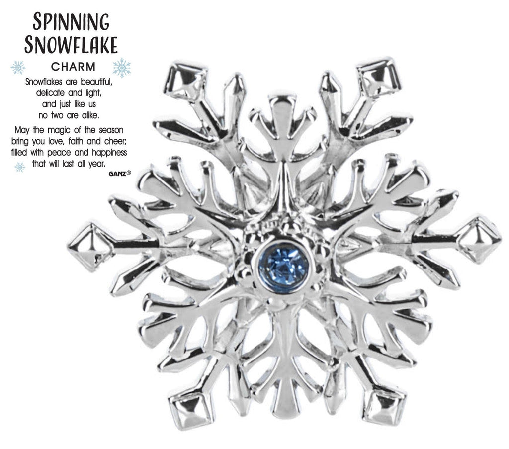 Spinning Snowflake - Pocket Charm