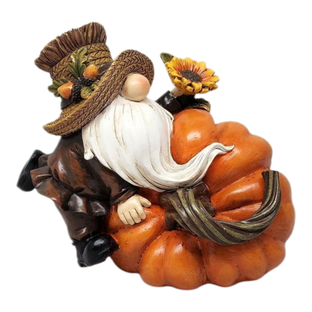 Harvest Gnome on a Gourd -