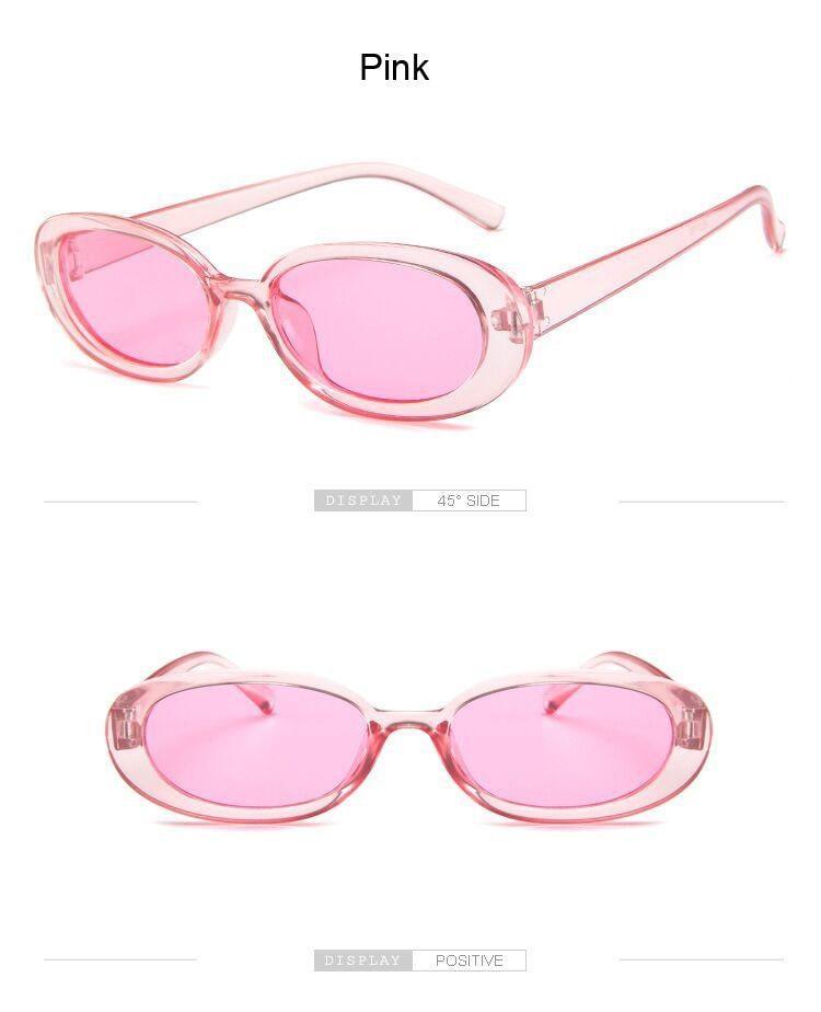 Tiny Small 90s Sunglasses Women Polarized Retro Oval Shape Sunglasses For Woman Designer Sun Glasses For Female Elegant Small Frame Cool Vintage