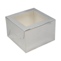 Square Cookie Box - 2 Pack - Silver