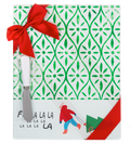 Christmas Glass Cutting Board with Spreader