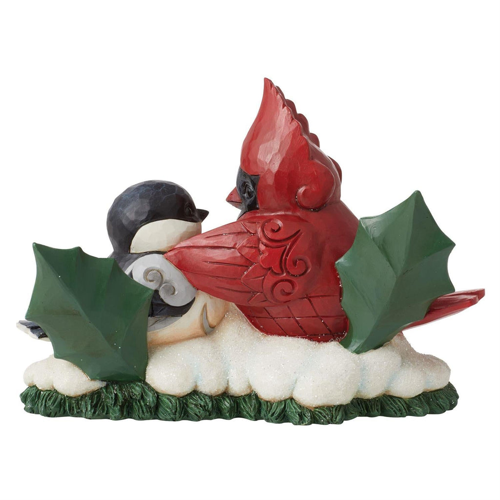 Highland Glen Cardinal And  Chickadee Figurine