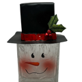 Snowman Tealight Candle Holder
