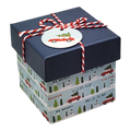 Gift Box Cube for Gift Cards - 3" x 3" -  Bringing Home the Tree