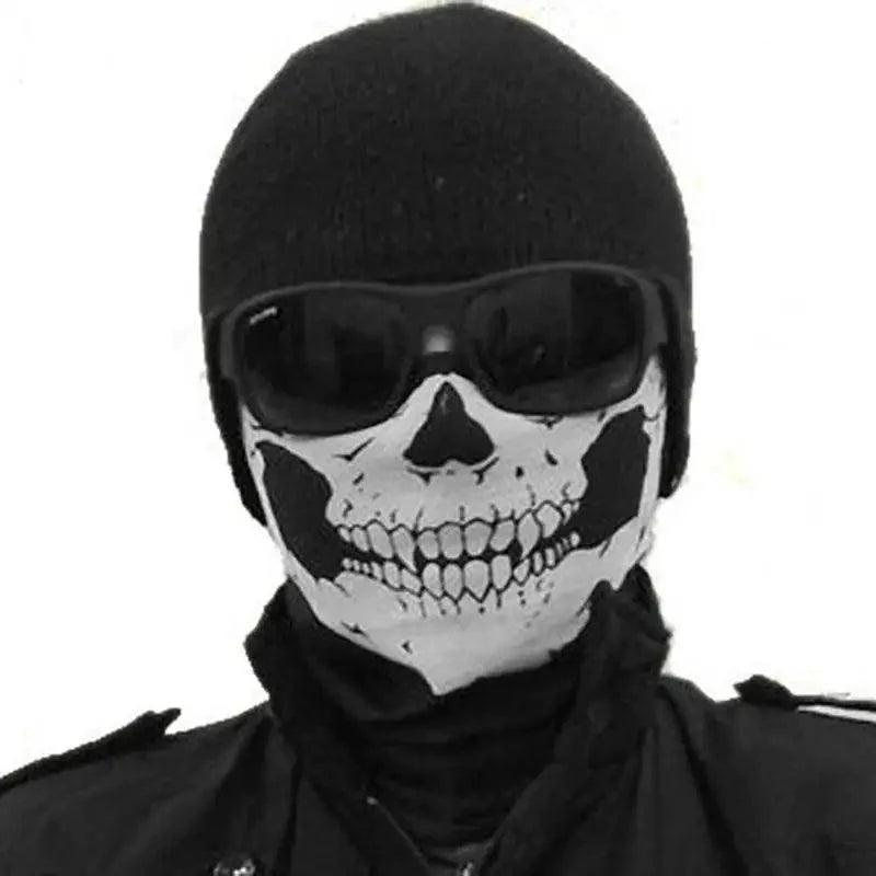 Top Quality Cycling Mask Headwear Halloween Skull Wrap Scarf Warm Washable Headband Breathable Running Bandana Outdoor Sports Equipment
