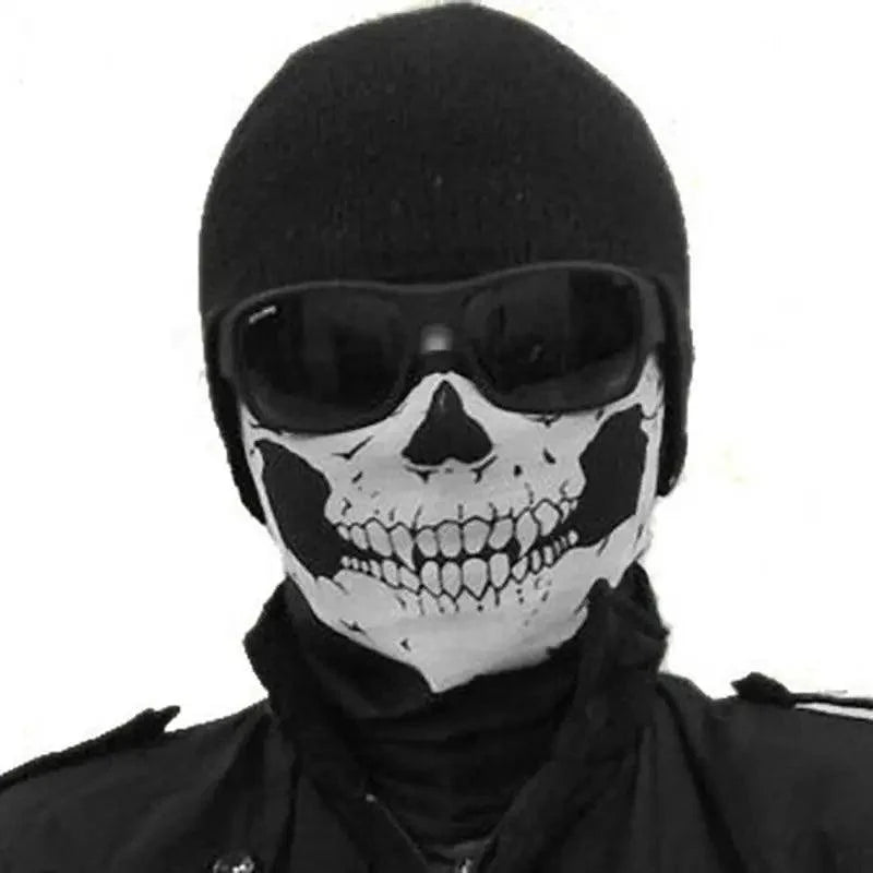 Top Quality Cycling Mask Headwear Halloween Skull Wrap Scarf Warm Washable Headband Breathable Running Bandana Outdoor Sports Equipment