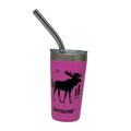 Vermont Moose Stainless Steel 2oz Shooter  - Pink