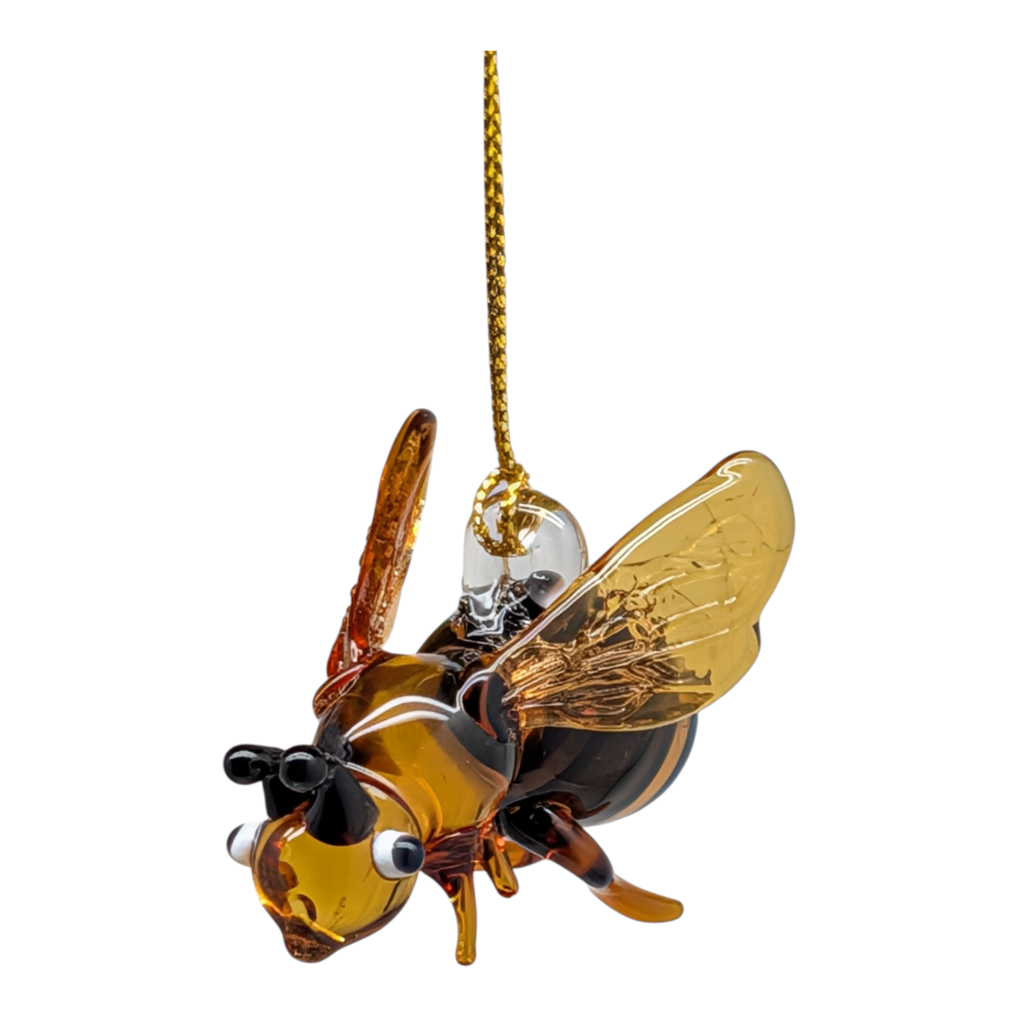 Egyptian Blown Glass Ornament - Honey Bee