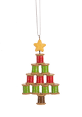 Thread Spool Tree ornament