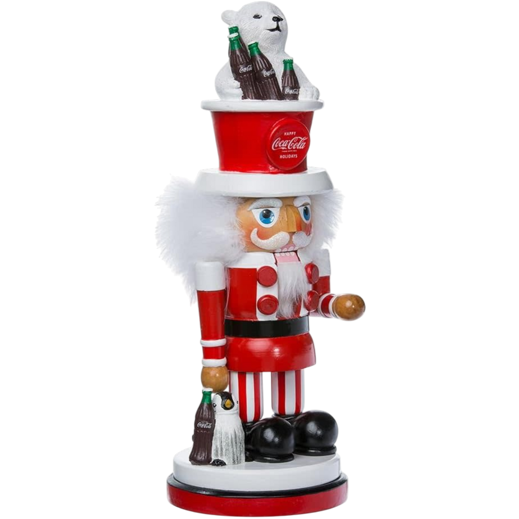 15 inch Coke Nutcracker With Polar Bear