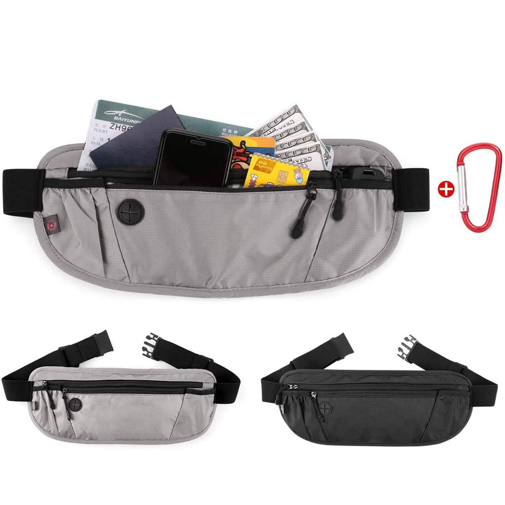 Travel Money Wallet Belt Pouch Blocking Hidden Passport Holder Bag