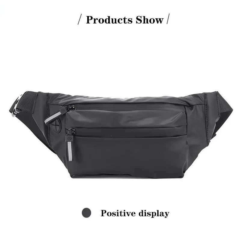 Trendy Premium Waterproof Lightweight Fanny Pack For Sport Gym Workout Travel Work Classic Large Capacity Unisex Belt Bags Hip Waist Packs