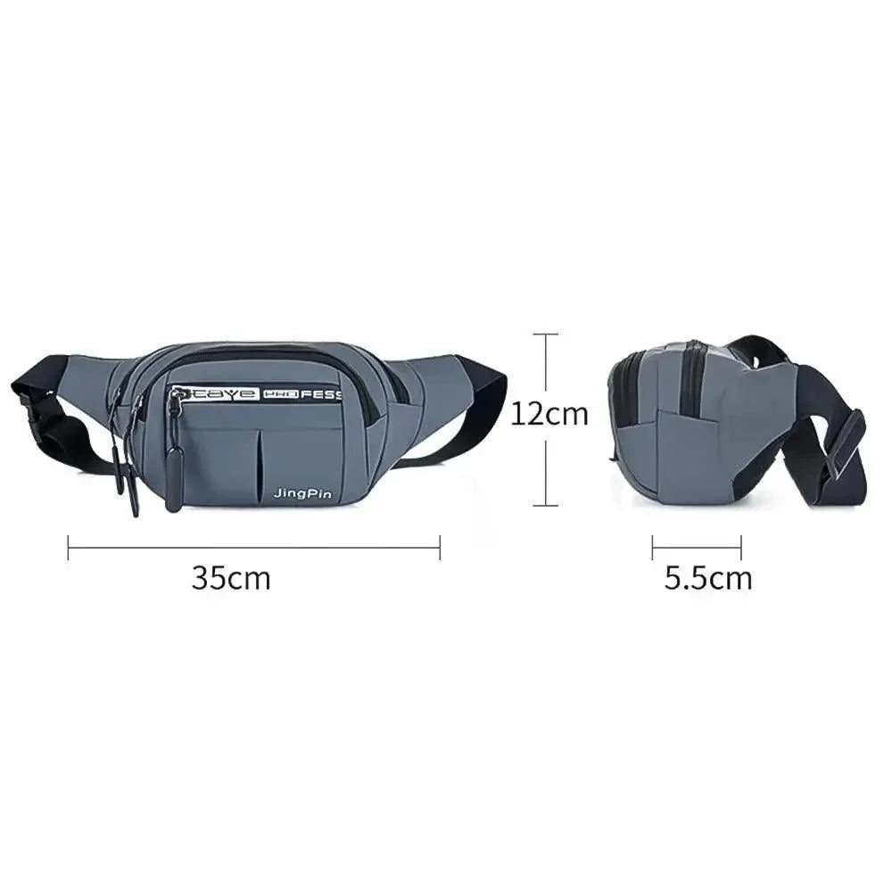 Trendy Waist Pouch Bag Hip Pack With Adjustable Straps for Casual Travel Hiking Running Outdoor Sports Classy Money Pouch Waist Bag