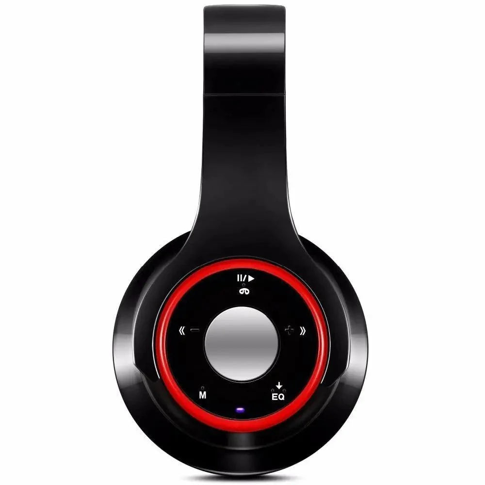 Wireless Headset Bluetooth Earphones and Headphone Foldable Adjustment Bluetooth Wired Headphones TF Card MP3 FM Radios For Online Class Business Trip Travel Video Conference