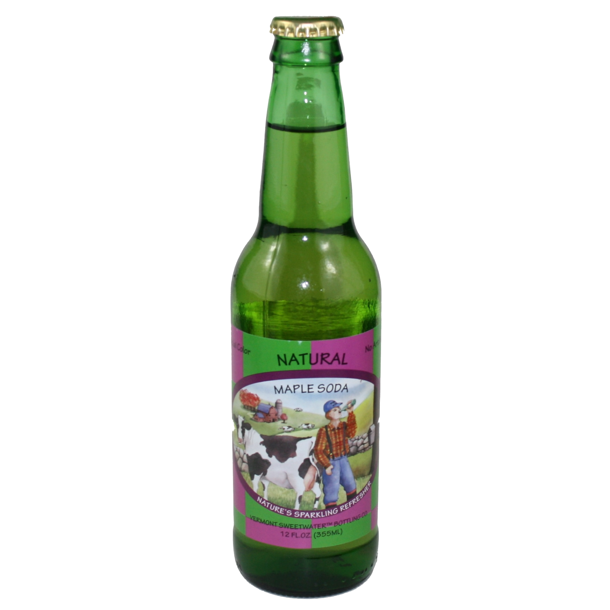 Vermont Sweetwater All Natural Glass Bottle Soda (Maple Soda)