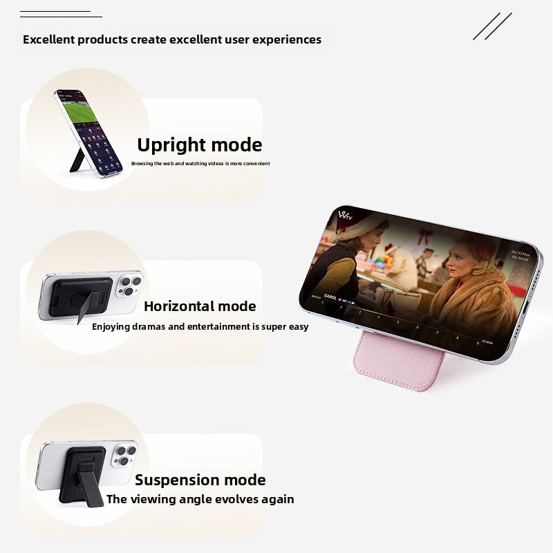 MagSafe Wallet, Holds 3 Cards, MagFit Compatible with iPhone 17/16/15/14/13/12 Models, Pixel 10 Series, MagSafe-Cases, Pixelsnap and More, Card Holder