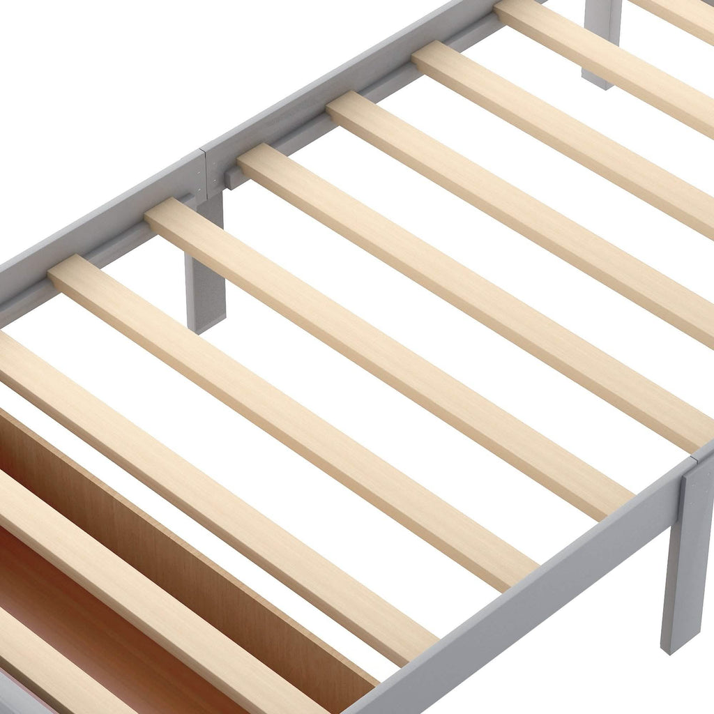 Twin Size Platform Bed with Storage