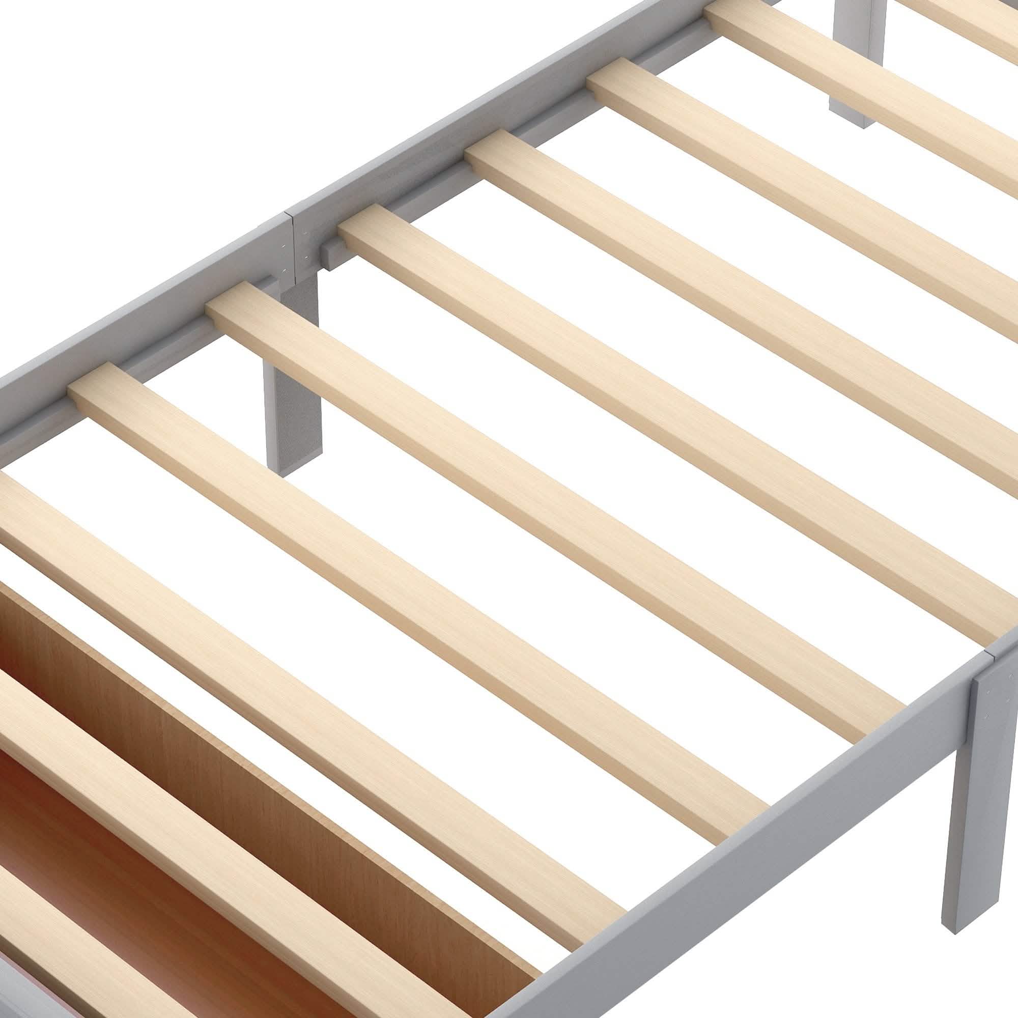 Twin Size Platform Bed with Storage